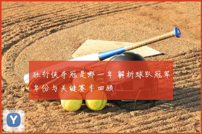 独行侠夺冠是哪一年 解析球队冠军年份与关键赛季回顾